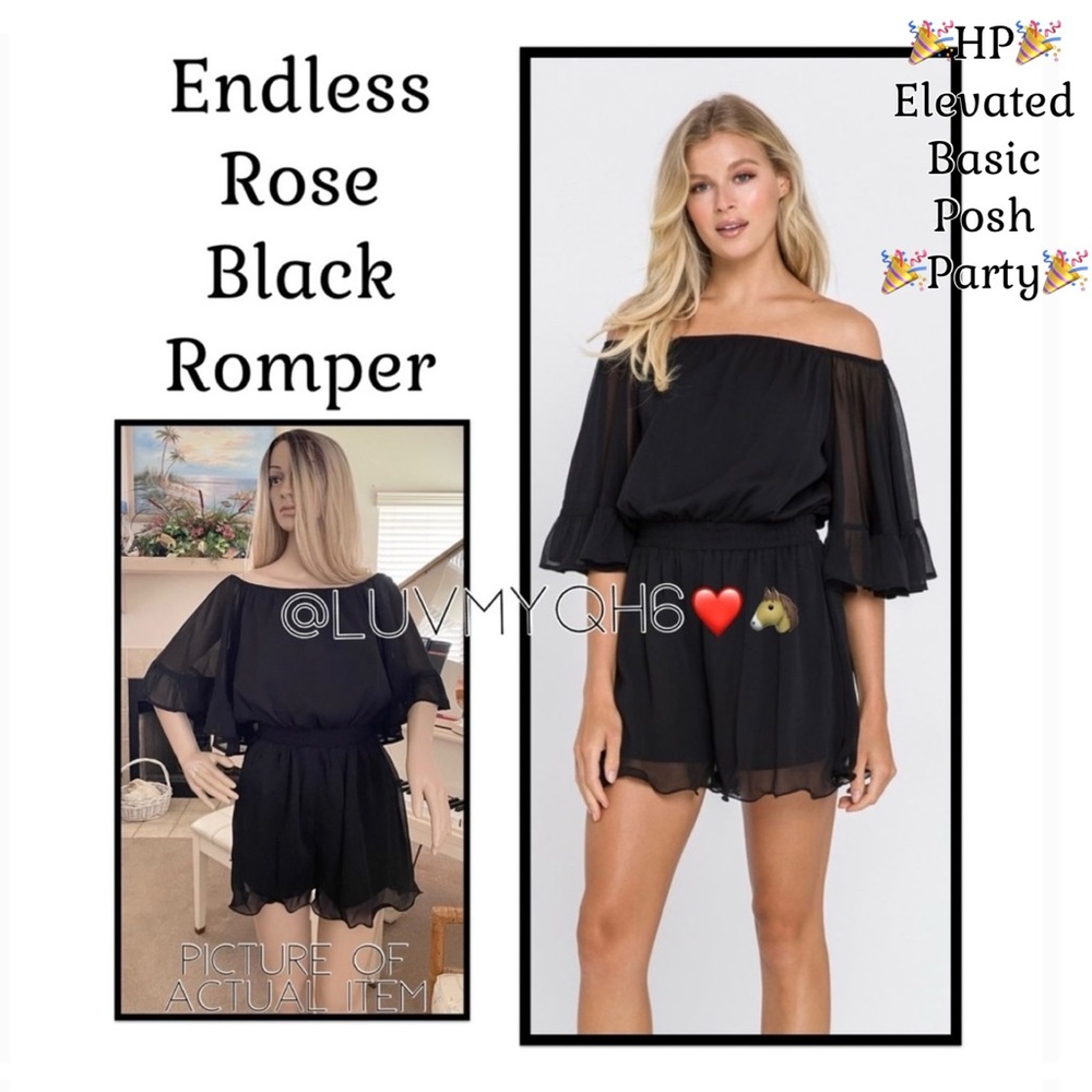 Endless Rose Ruffle Romper🎉HP🎉